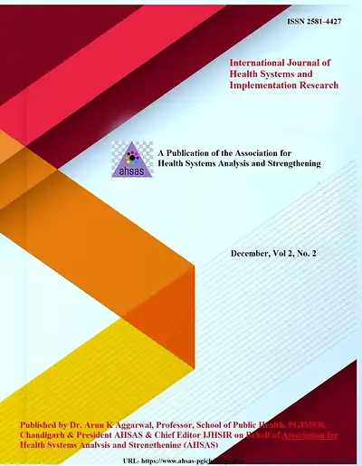 Cover of IJHSIR Vol 2, No 2, December 2018