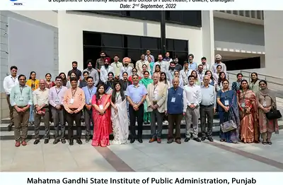 Group photo at National Symposium on Millets 2022, MGSIPA Chandigarh