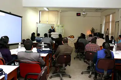 Participants in a group-work session during the NWHSS 2017 workshop at PGIMER Chandigarh