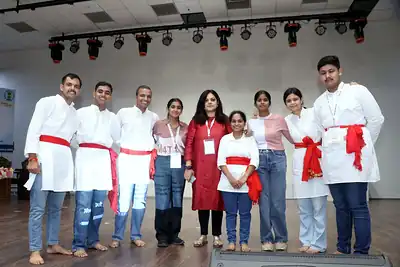Student performers posing together at PHASECON 2023
